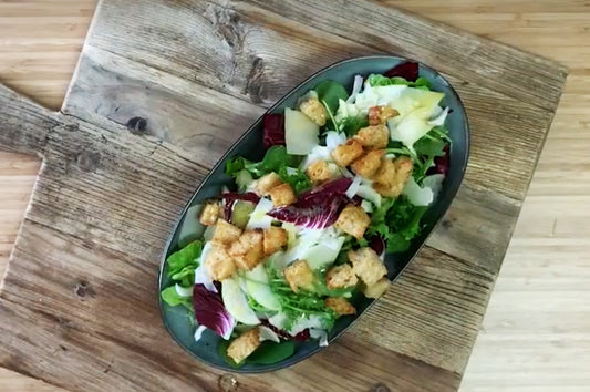 Green Salad with Fennel, Pear & Parmesan