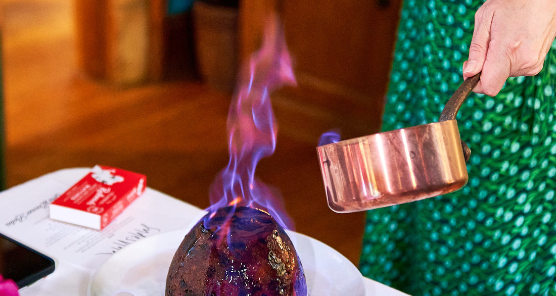 How to light a Christmas pudding