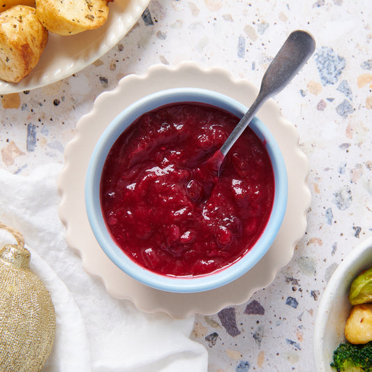 Apple and cranberry relish