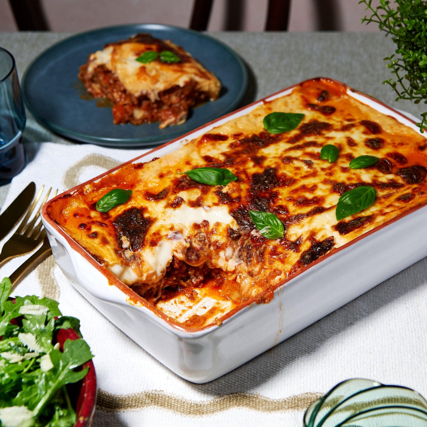 Classic beef lasagne