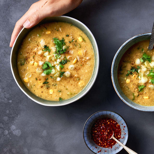 Chicken and sweet corn soup