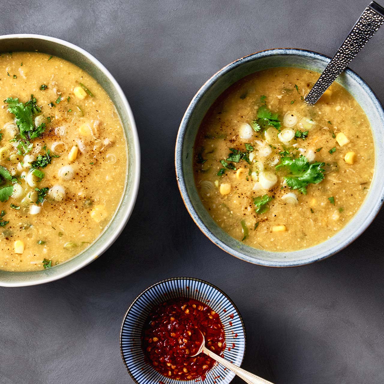 Chicken and sweet corn soup