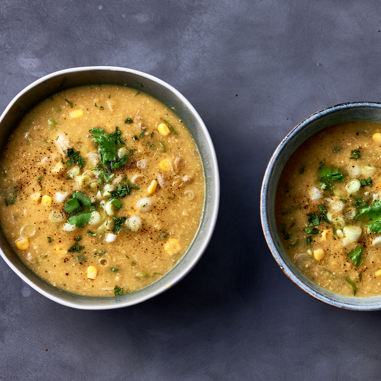 Chicken and sweet corn soup